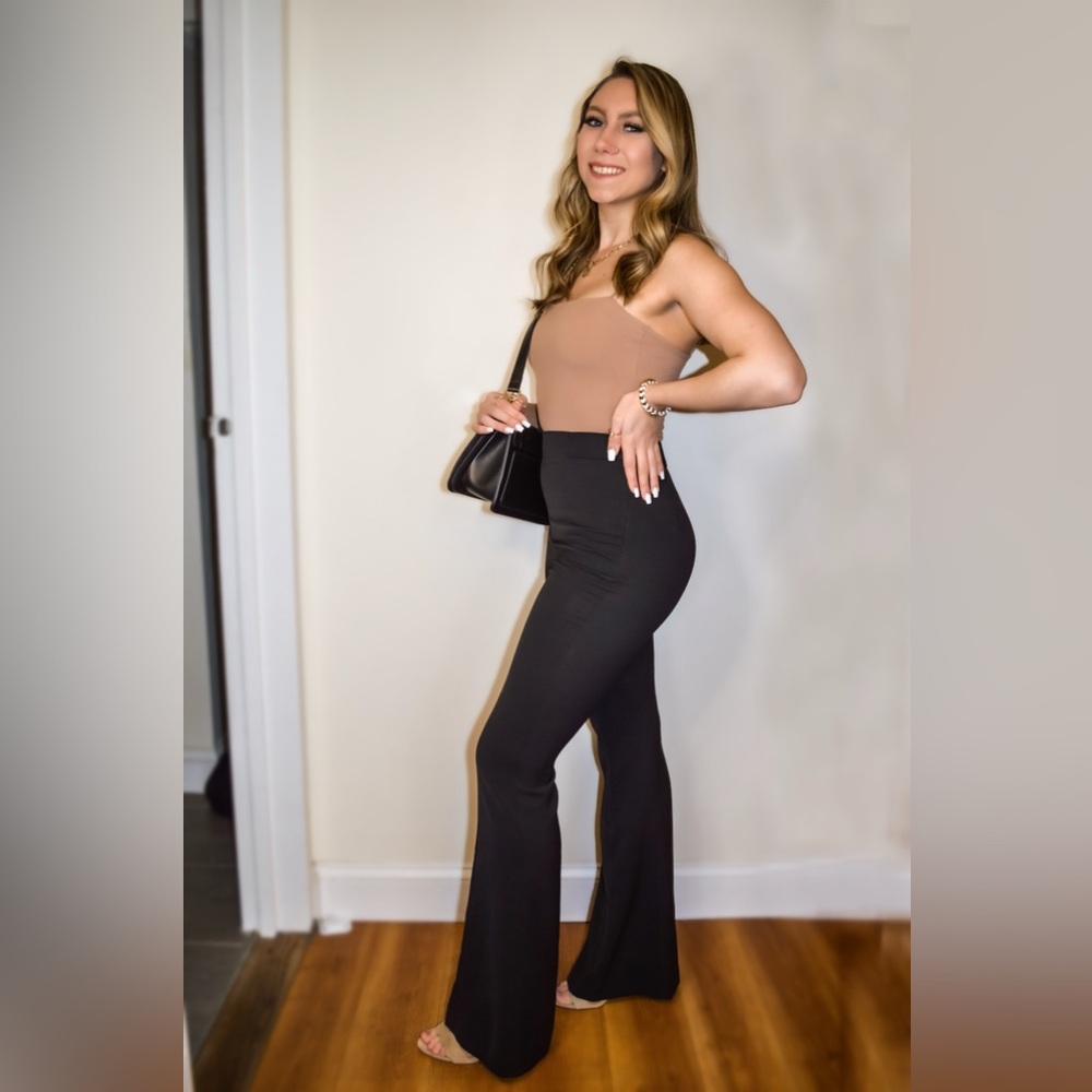 Express flare dress pants with side zipper size 0